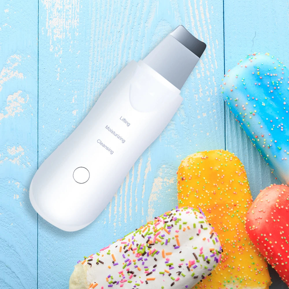 Ultrasonic Skin Scrubber – Deep Facial Cleanser & Blackhead Remover