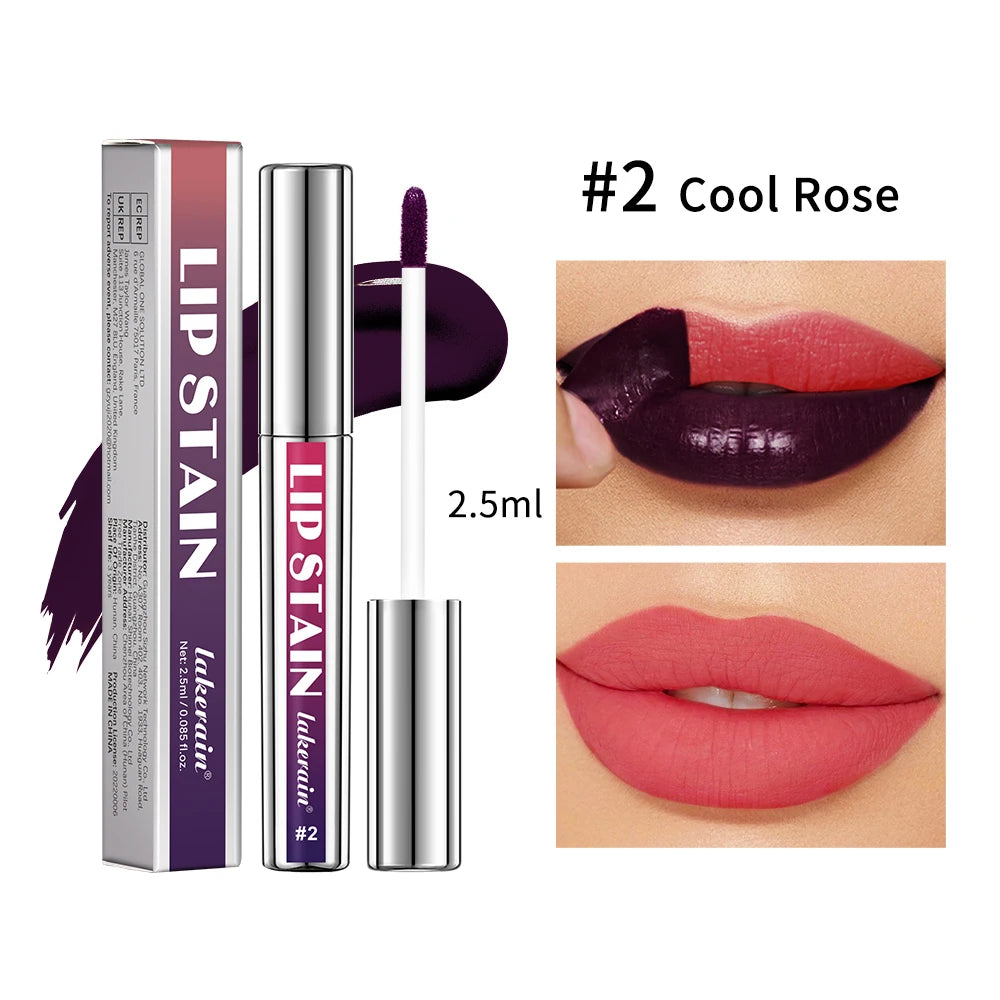 Waterproof Lip Stain – Long-Lasting Lip Pigment (2.5 ml, 3 Shades)