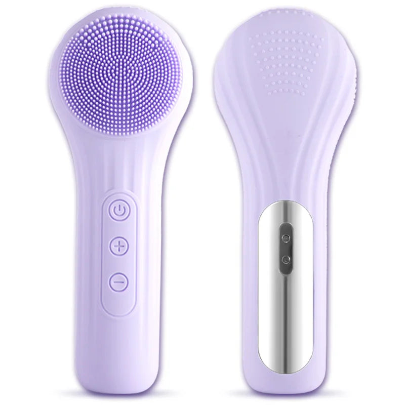 Rechargeable Sonic Facial Cleansing Brush – Waterproof Exfoliating Face Scrubber for Men & Women