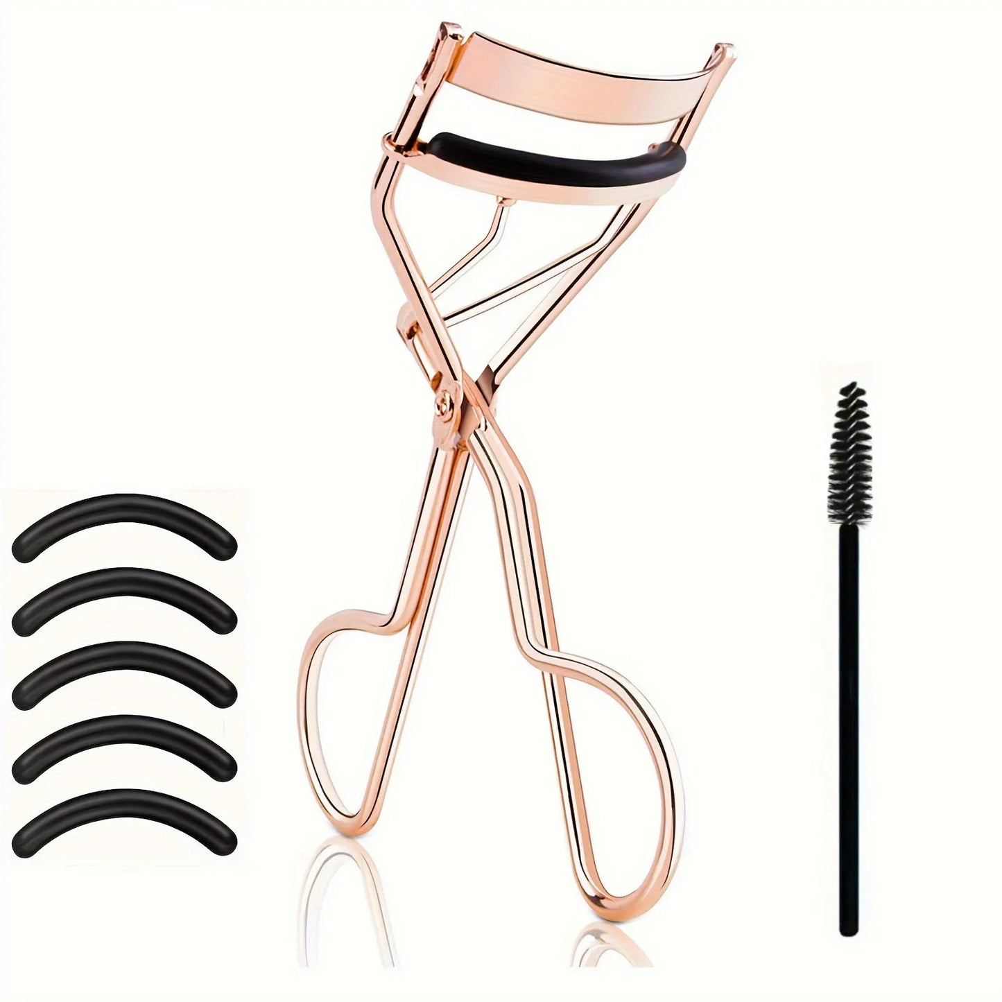 7/15pcs Eyelash Curler Set with Pads, Tweezers, Brushes & Mascara Wands for Women