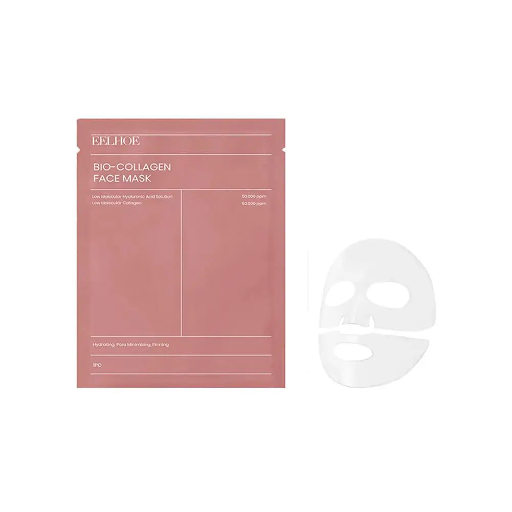 Bio Collagen Face Mask – Hydrating, Pore-Minimizing & Brightening (1/5/10 Pcs)