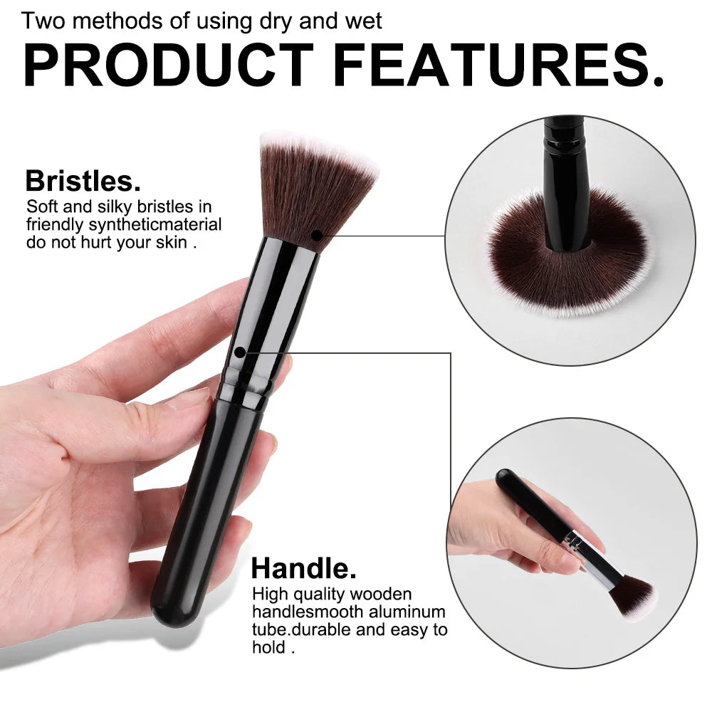 14PCS Makeup Brush Set – Soft Foundation, Powder & Eyeshadow Brushes