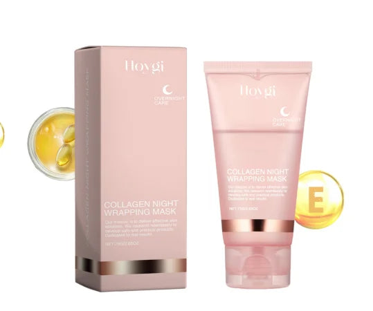 Collagen Clay Night Face Mask – Hydrating Overnight Skincare (75 ml)