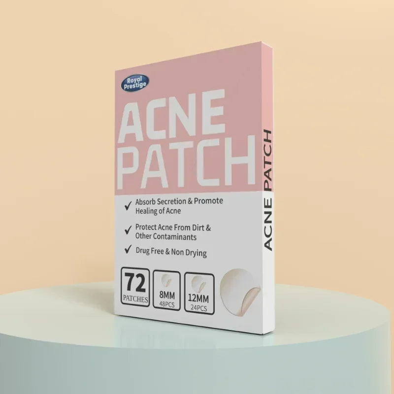 72–720PCS Invisible Acne Patches – Waterproof Hydrocolloid Pimple & Blemish Repair Stickers