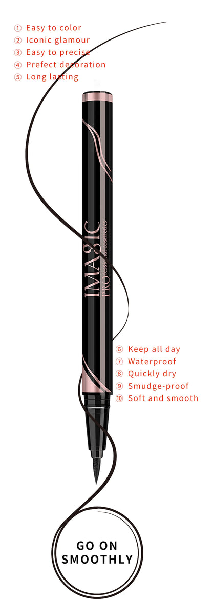 IMAGIC Waterproof Matte & Shine Eyeliner – Long-Lasting Black Pen