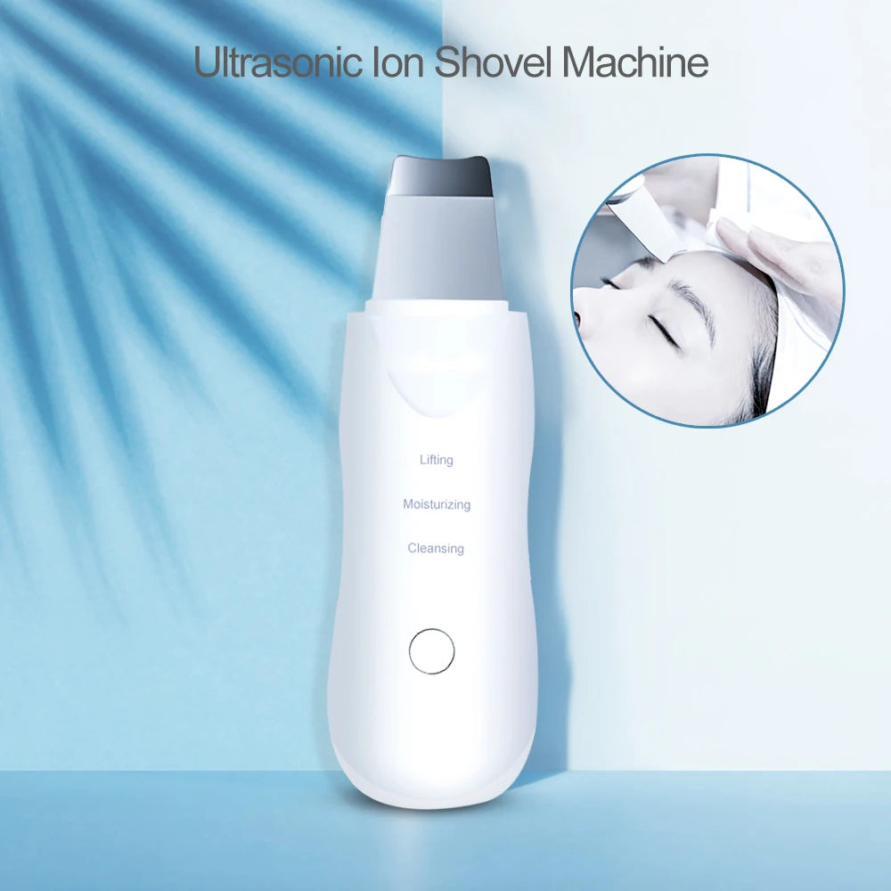 Ultrasonic Skin Scrubber – Deep Facial Cleanser & Blackhead Remover