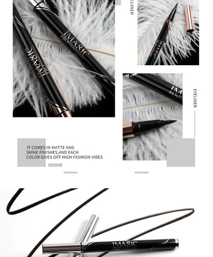 IMAGIC Waterproof Matte & Shine Eyeliner – Long-Lasting Black Pen