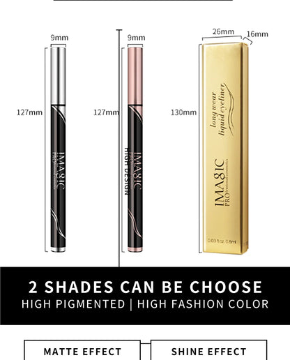 IMAGIC Waterproof Matte & Shine Eyeliner – Long-Lasting Black Pen