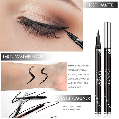 IMAGIC Waterproof Matte & Shine Eyeliner – Long-Lasting Black Pen