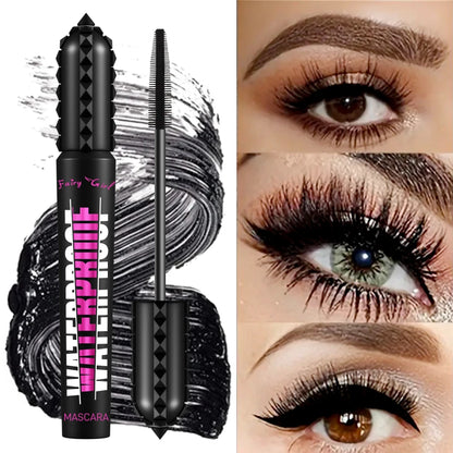 4D Waterproof Black Mascara – Long-Lasting Volume & Length