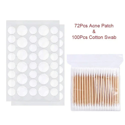 72–720PCS Invisible Acne Patches – Waterproof Hydrocolloid Pimple & Blemish Repair Stickers
