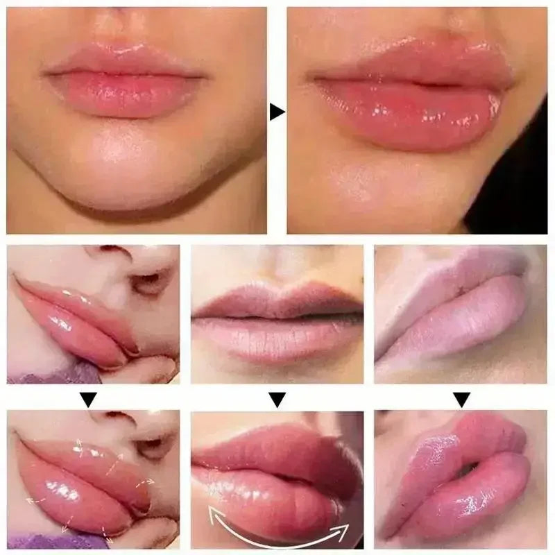 Ginger & Mint Lip Plumper Oil – Natural Hydrating Lip Gloss Serum