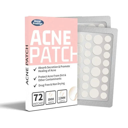 72–720PCS Invisible Acne Patches – Waterproof Hydrocolloid Pimple & Blemish Repair Stickers