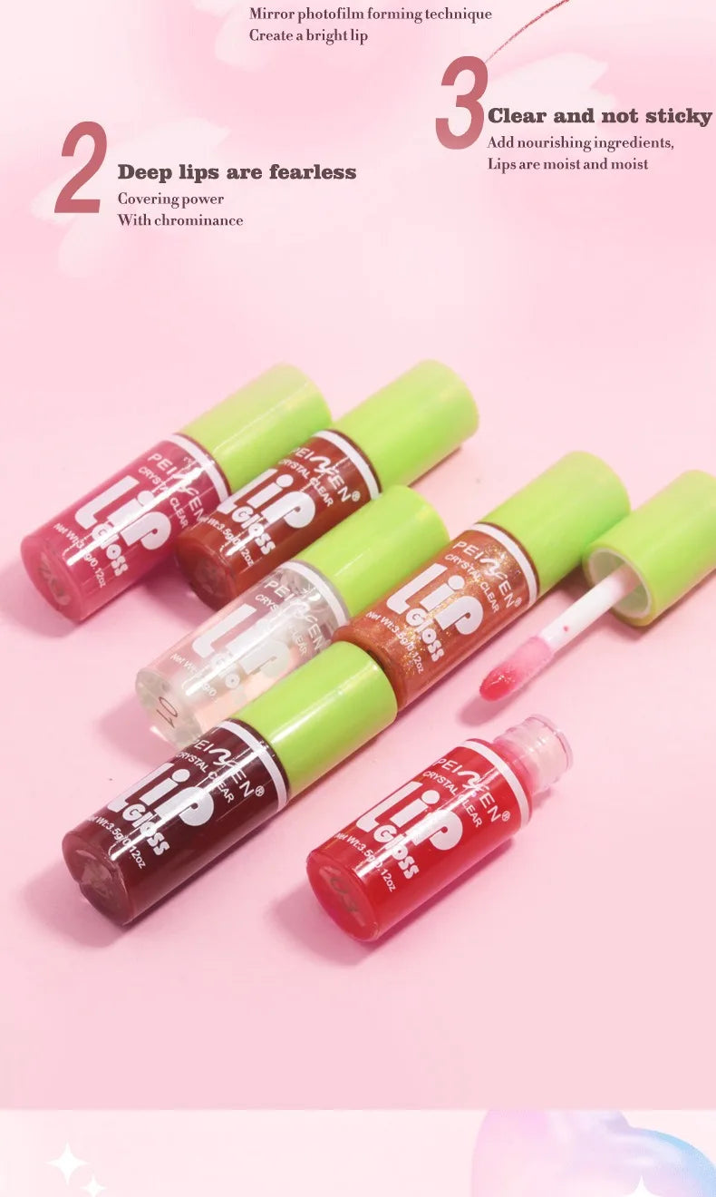 6PCS Moisturizing Lip Gloss Set – Hydrating Lip Oil, Plumper & Liquid Lipstic