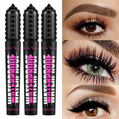 4D Waterproof Black Mascara – Long-Lasting Volume & Length