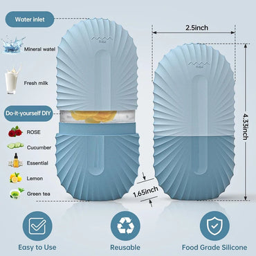 Ice Face Roller Ice Cube Beauty Massage Silicone Ice Mold For Eye Puffiness