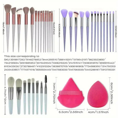 Professional Makeup Brush Set – Blending Tools for Face & Eyes