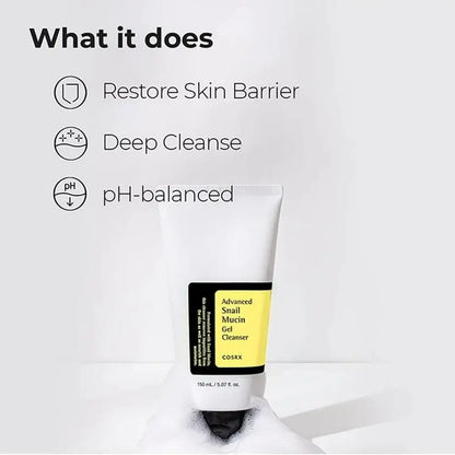 Advanced Snail 96 Mucin Power Essence/Cleanser/Cream Moisturizing Smoothing Nourishing Korean Skin Care