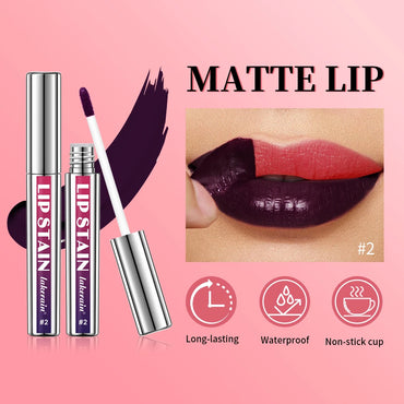 Waterproof Lip Stain – Long-Lasting Lip Pigment (2.5 ml, 3 Shades)