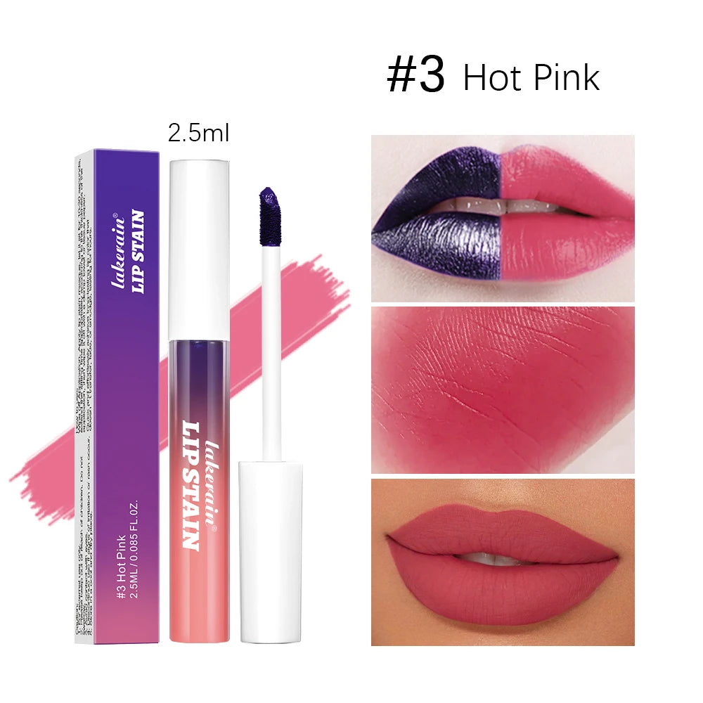 Waterproof Lip Stain – Long-Lasting Lip Pigment (2.5 ml, 3 Shades)
