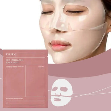 Bio Collagen Face Mask – Hydrating, Pore-Minimizing & Brightening (1/5/10 Pcs)
