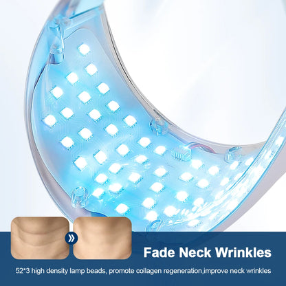 Wireless 7-Color LED Face & Neck Mask – Skin Tightening & Rejuvenation
