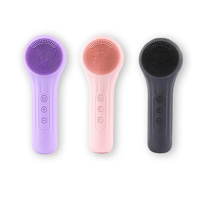 Rechargeable Sonic Facial Cleansing Brush – Waterproof Exfoliating Face Scrubber for Men & Women