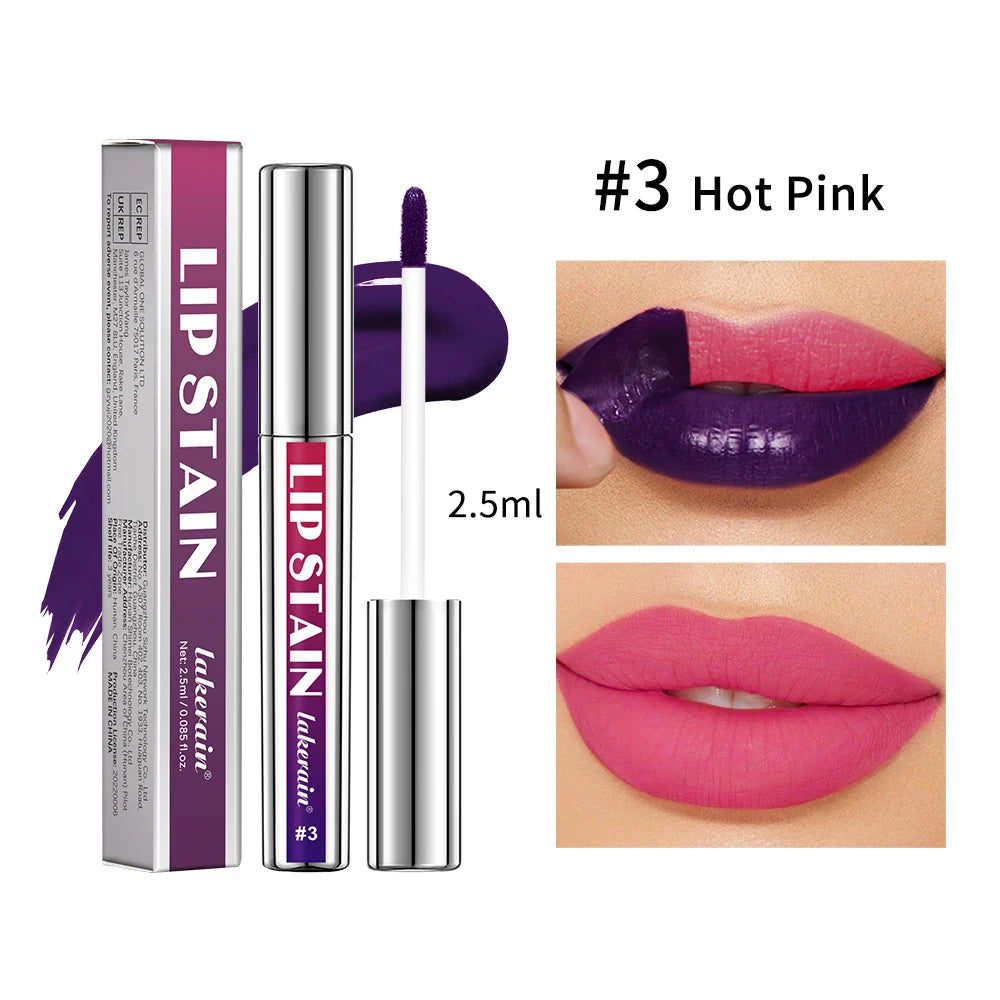 Waterproof Lip Stain – Long-Lasting Lip Pigment (2.5 ml, 3 Shades)
