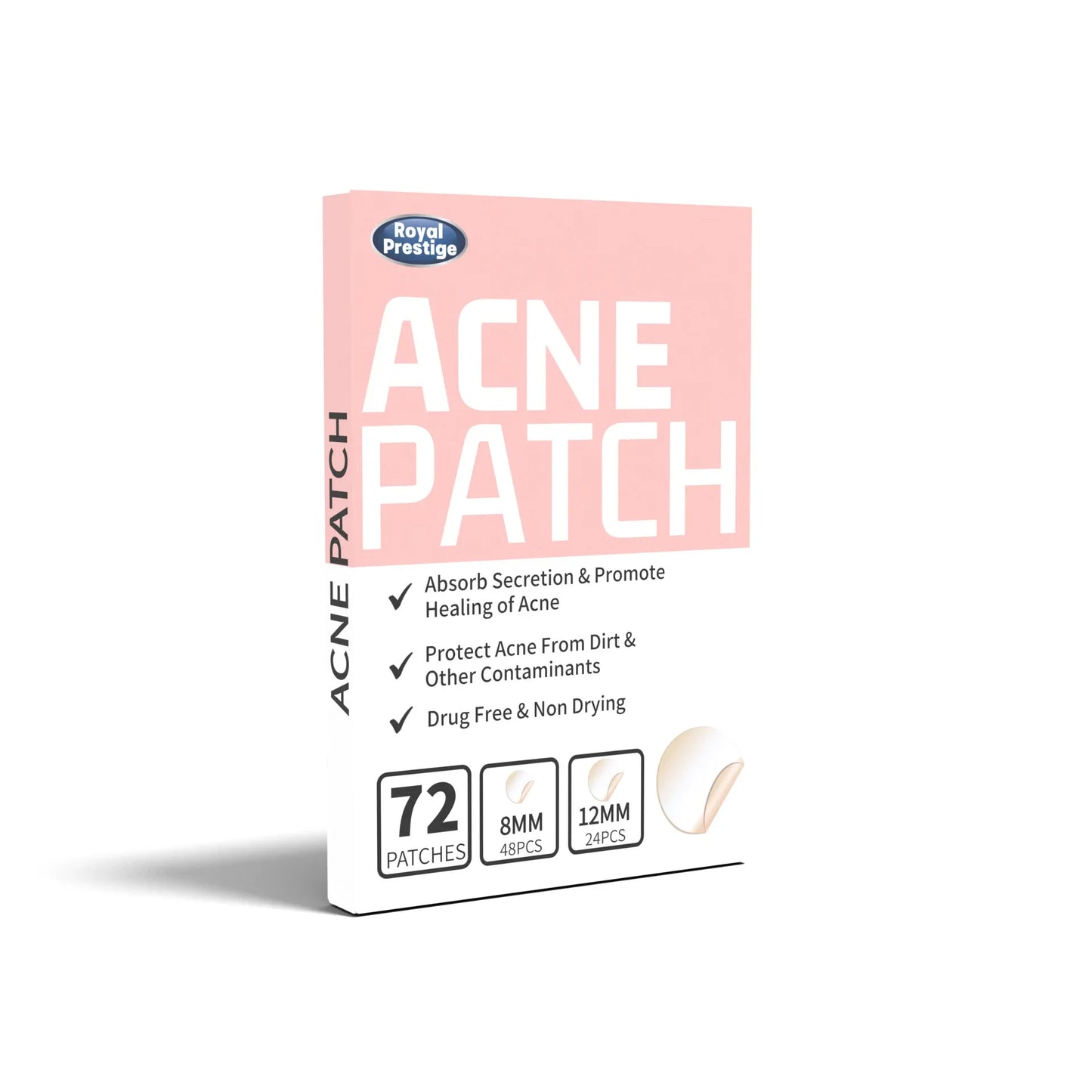 72–720PCS Invisible Acne Patches – Waterproof Hydrocolloid Pimple & Blemish Repair Stickers