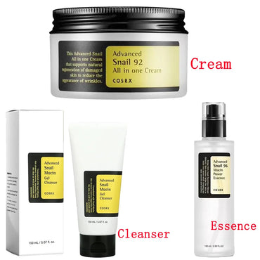 Advanced Snail 96 Mucin Power Essence/Cleanser/Cream Moisturizing Smoothing Nourishing Korean Skin Care