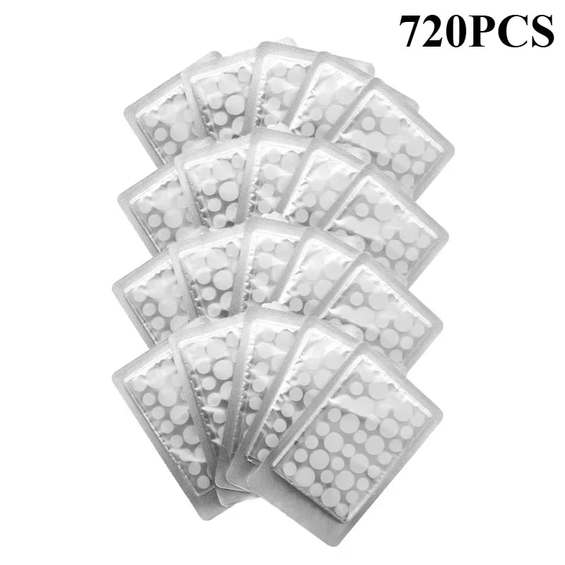 72–720PCS Invisible Acne Patches – Waterproof Hydrocolloid Pimple & Blemish Repair Stickers