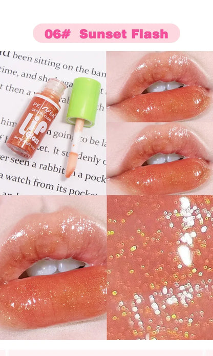 6PCS Moisturizing Lip Gloss Set – Hydrating Lip Oil, Plumper & Liquid Lipstic