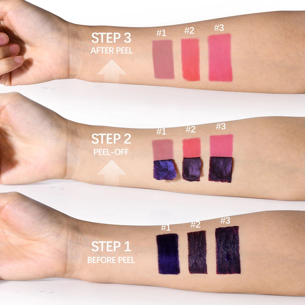 Waterproof Lip Stain – Long-Lasting Lip Pigment (2.5 ml, 3 Shades)