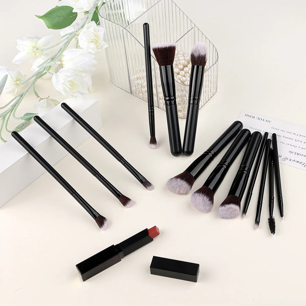 14PCS Makeup Brush Set – Soft Foundation, Powder & Eyeshadow Brushes
