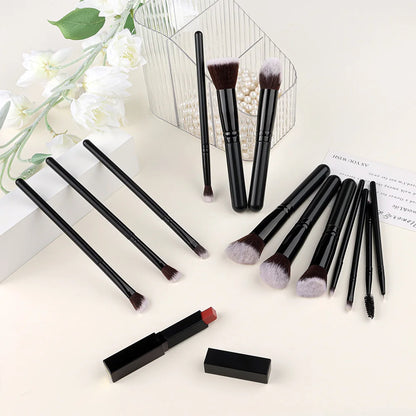 14PCS Makeup Brush Set – Soft Foundation, Powder & Eyeshadow Brushes