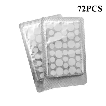 72–720PCS Invisible Acne Patches – Waterproof Hydrocolloid Pimple & Blemish Repair Stickers