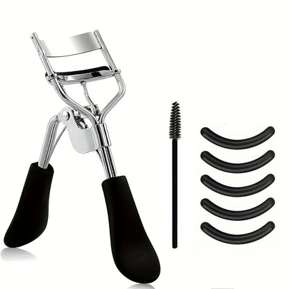 7/15pcs Eyelash Curler Set with Pads, Tweezers, Brushes & Mascara Wands for Women