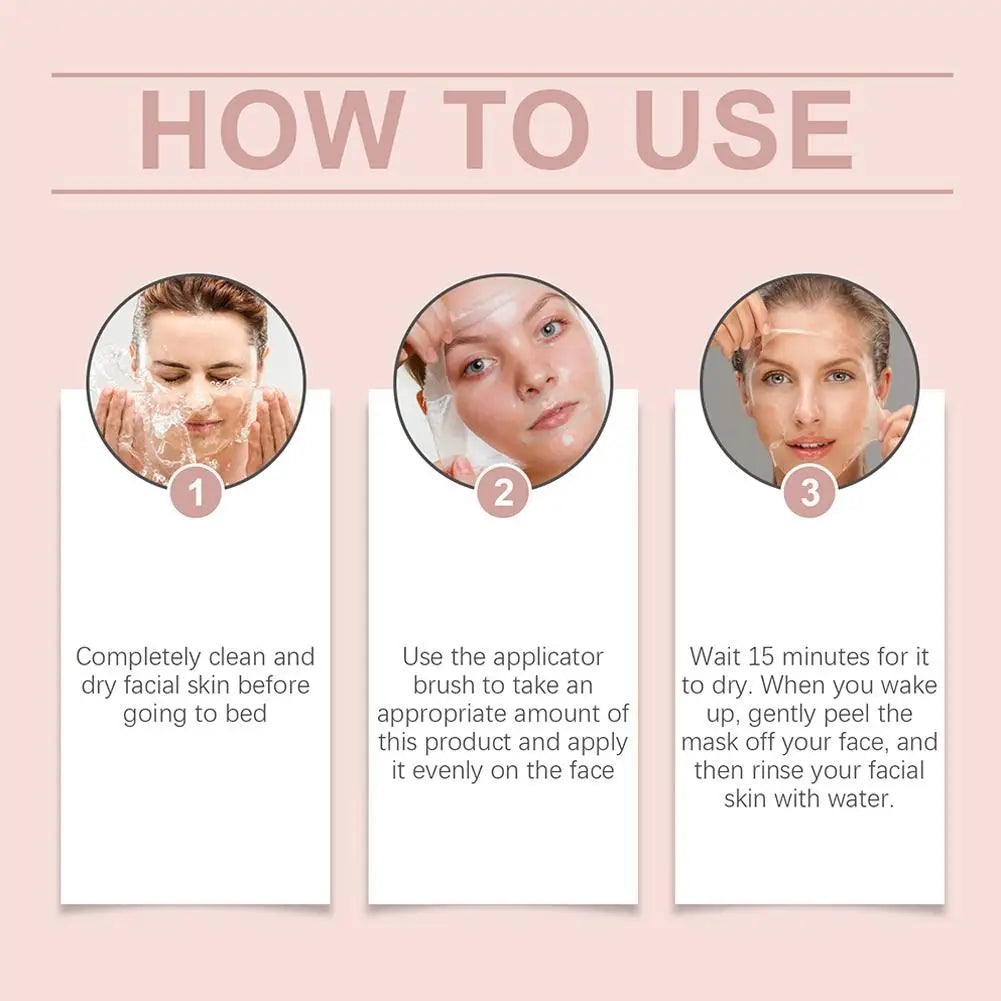 Collagen Clay Night Face Mask – Hydrating Overnight Skincare (75 ml)