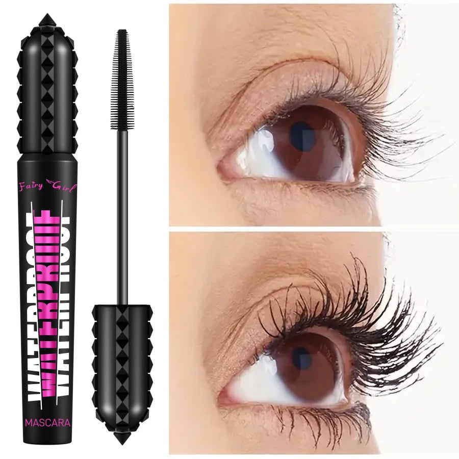 4D Waterproof Black Mascara – Long-Lasting Volume & Length