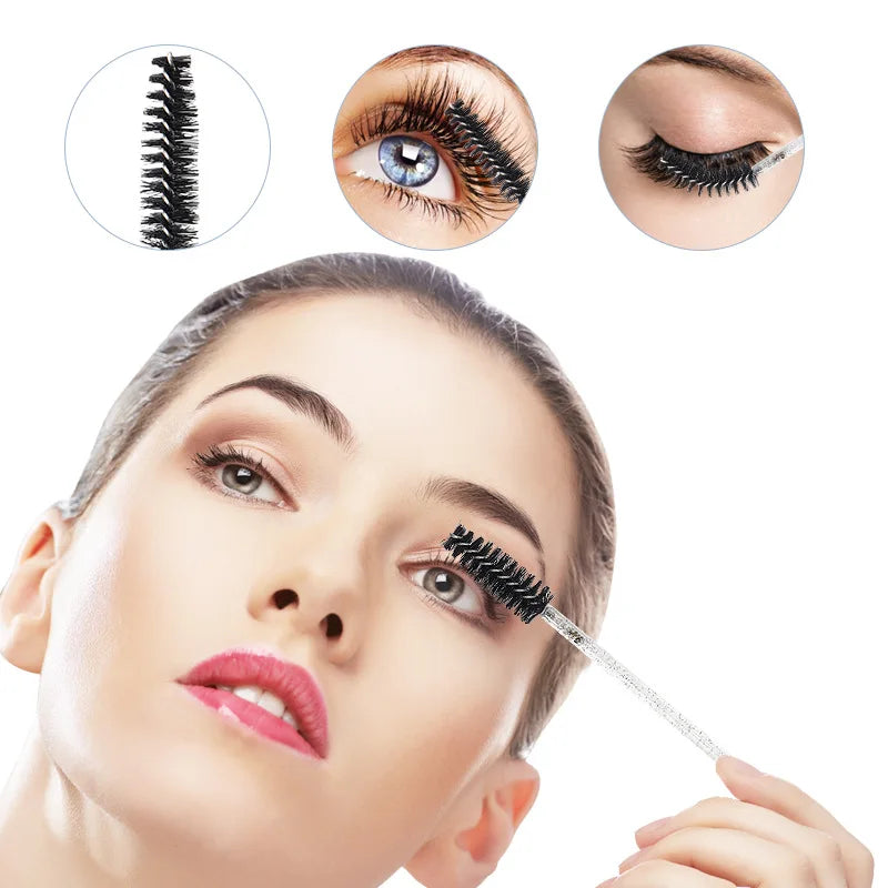 7/15pcs Eyelash Curler Set with Pads, Tweezers, Brushes & Mascara Wands for Women