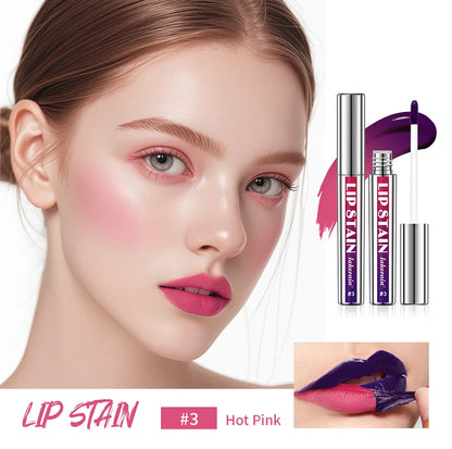 Waterproof Lip Stain – Long-Lasting Lip Pigment (2.5 ml, 3 Shades)