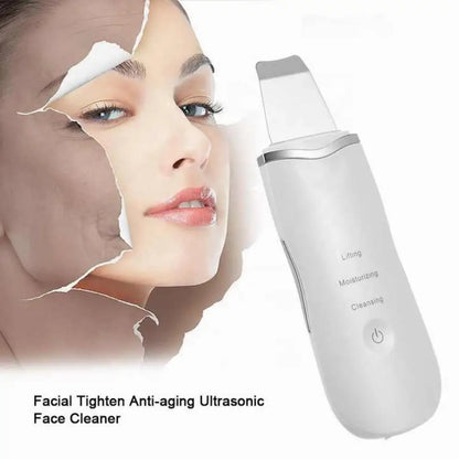 Ultrasonic Skin Scrubber – Deep Facial Cleanser & Blackhead Remover