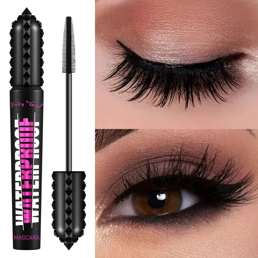 4D Waterproof Black Mascara – Long-Lasting Volume & Length