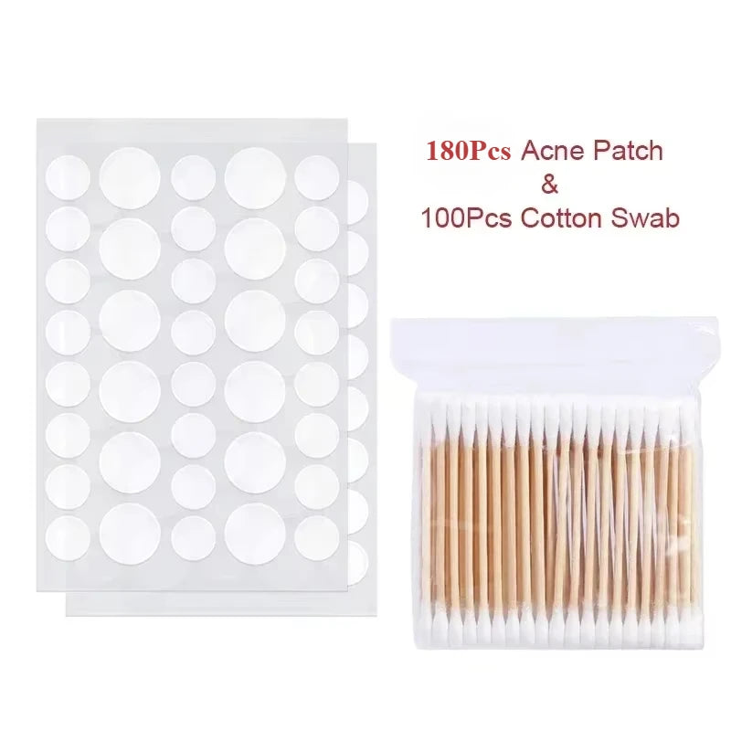 72–720PCS Invisible Acne Patches – Waterproof Hydrocolloid Pimple & Blemish Repair Stickers