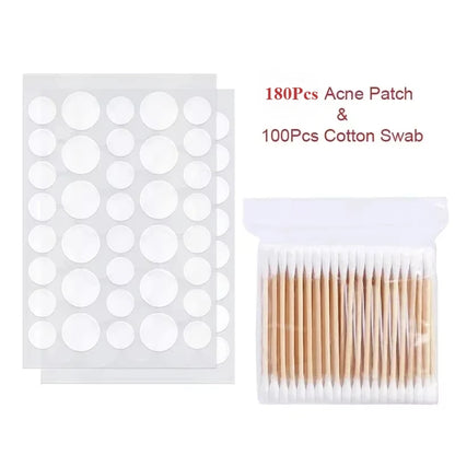 72–720PCS Invisible Acne Patches – Waterproof Hydrocolloid Pimple & Blemish Repair Stickers