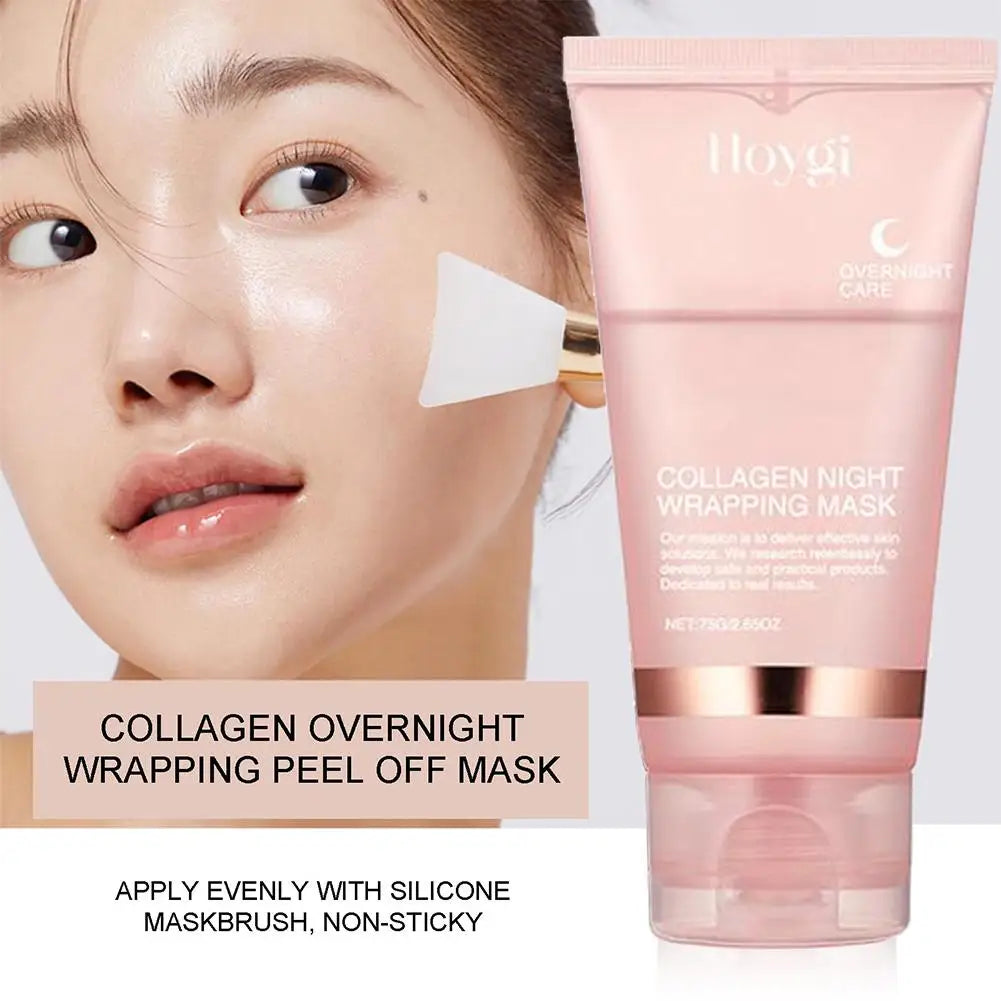 Collagen Clay Night Face Mask – Hydrating Overnight Skincare (75 ml)