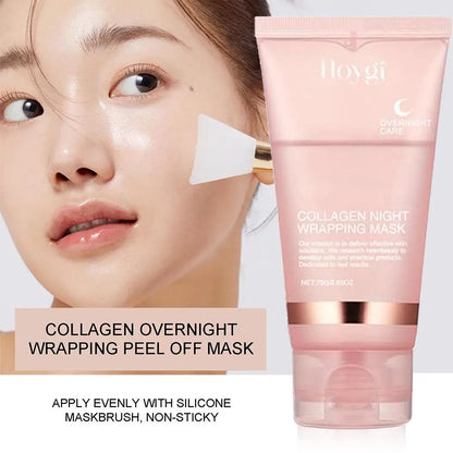 Collagen Clay Night Face Mask – Hydrating Overnight Skincare (75 ml)